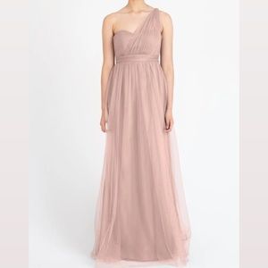 Jenny Yoo JULIA Whipped Apricot Tulle Bridesmaid Dress - CONVERTIBLE STRAPS